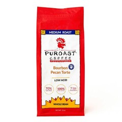 Puroast Low Acid Whole Bean Coffee Bourbon Pecan 0.75 lb