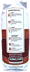 Kirkland Signature Espresso Blend Whole Bean Coffee Dark Roast 2.5 Lbs EXP 02/27