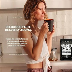 BROOKLYN COFFEE Whole Bean, Italian Dark Roast 5lb Extra Strong, Delicious Ta…