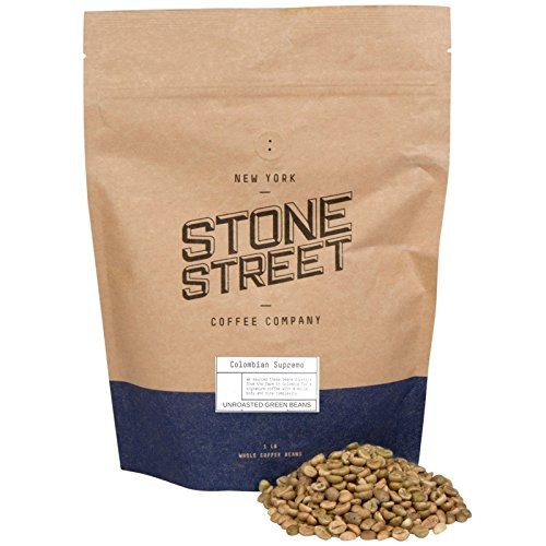 Colombian Supremo Green Coffee Beans, Unroasted, 1 Lb