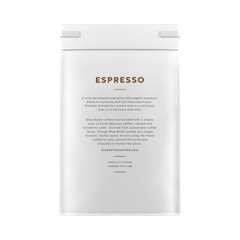 Blue Bottle Whole Bean Organic Coffee, Espresso, Dark Roast, 12 Ounce bag Pac…