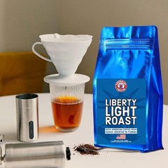 Liberty Light Roast 100% Made in the USA Grown In Hawaii Roasted In Florida