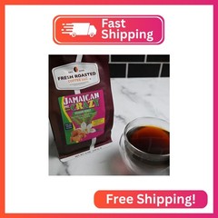 Fresh Roasted Coffee, Jamaican Me Crazy Flavored Coffee, 12 oz, Medium Roast, Ko