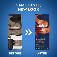 Lavazza House Blend Perfetto Ground Coffee 6 Bags of 12 Ounce (Pack 6)