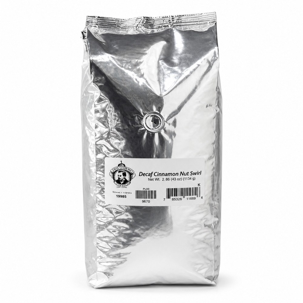 Pear’s Cinnamon Nut Swirl Decaffeinated Whole Bean Coffee | 2.5 lb | Brenmar