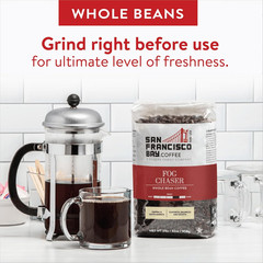 Coffee – Medium-Dark Roast Whole Bean Coffee – Fog Chaser (2 Lb Bag)