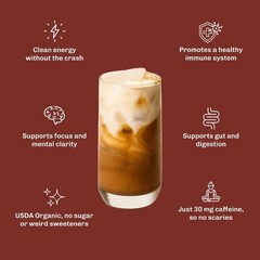 Organic Vanilla Chai Mushroom Coffee Alternative – 2.1oz