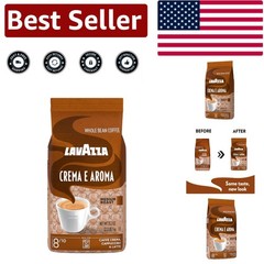 Sourced Global Crema E Aroma Coffee – 2.2 lb Whole Beans with Earthy Flavors