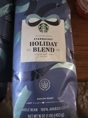 Starbucks Holiday Blend Whole Bean Coffee 1lb 2025 Edition