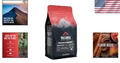 Mountain Fresh Tanzania Peaberry Coffee – 16oz Ground, Safety Tested & Delicious