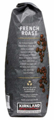 Kirkland Signature Whole Bean Coffee, French Roast, 2.5 lbs, EXP: 03/13/2025