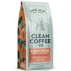 Clean Coffee Co. – Low 12 Ounce (Pack of 1), Papua New Guinea, Whole Bean
