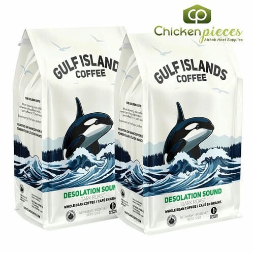 Desolation Sound Dark Roast Organic Coffee Beans 907g/4Lbs (2/Case)