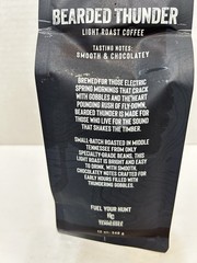 Hunt Coffee Co. Bearded Thunder Light Roast Coffee Beans New Sealed 12oz