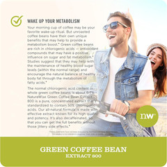 Green Coffee Bean Extract 800Mg – with 50% Chlorogenic Acids – Support for We…
