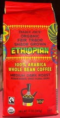 Trader Joe’s Organic Fair Trade Ethiopian Medium Dark Coffee 13 oz