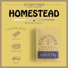 Homestead Medium Roast Whole Bean Coffee – 12oz