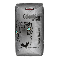 2-Pack Kirkland Signature Colombian Supremo Coffee, Whole Bean, 3 lbs