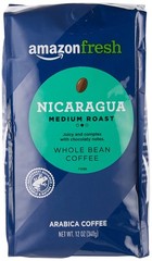 Fresh, Nicaragua Whole Bean Coffee, Medium Roast, 12 Oz