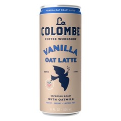 La Colombe Coffee, Oatmilk Vanilla Latte, 11 fl 11 Fl Oz (Pack of 12), coffee