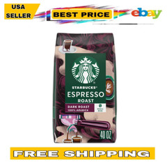Starbucks Whole Bean Coffee, Espresso Roast Dark (40 oz.)