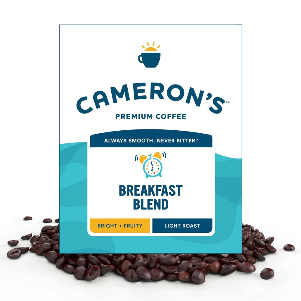 Cameron’s Coffee Roasted Whole Bean Coffee, 64 Ounce (Pack of 1), brown