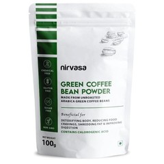Neuherbs Unroasted Arabica Green Coffee Beans Powder With Chlorogenic Acid -100g