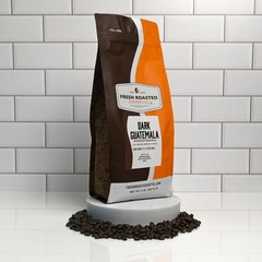 Dark Guatemala Huehuetenango Whole Bean Coffee – Fresh Roasted, Dark Roast, 2 lb