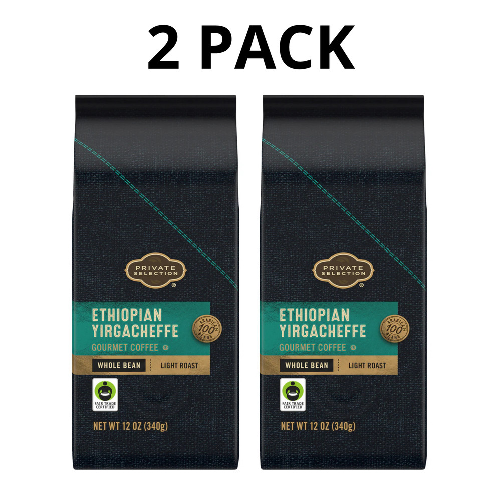 Private Selection® Ethiopian Yirgacheffe Light Roast Whole Bean Coffee- 2 PACK