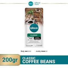 Excelso Classic Whole Bean Coffee 200g | Arabica Beans | Citrus &Caramel