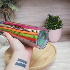 🌈NEW🖤 Starbucks X Shae Anthony 2024 Neon Multicolor Target Hot Cup Tumbler
