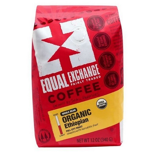 Organic Ethiopian Whole Bean Coffee 12 Oz By Equal Exchange