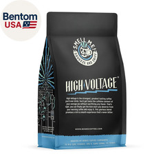 High Voltage, Highly Caffeinated Unflavored Coffee, Medium Roast Low Acid Arabic
