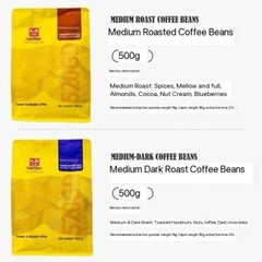 2.2 Pounds 100% Yunnan China Arabica Coffee Beans, Medium Roasted