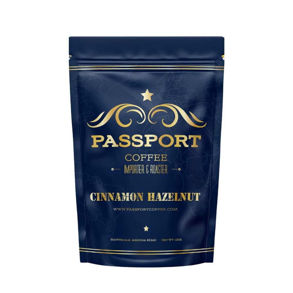 Passport Coffee Cinnamon Hazelnut – Medium roast blend from Colombia & Centra…