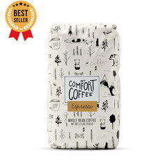 Espresso Roast Whole Bean Coffee 2.5lb Chocolate Caramel Flavor Notes