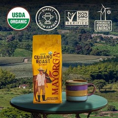 Mayorga 2lb Dark Roast Whole Bean Organic Coffee – 100% Arabica, Low Acidity