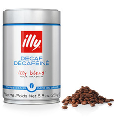 Illy Decaf Whole Bean Coffee, Classic Medium Roast Gourmet Blend, 100% Arabica C