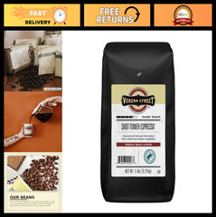 5lb Espresso Beans – Shot Tower Whole Bean, Rainforest Alliance Certified Arabic