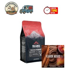 Mountain Fresh Tanzania Peaberry Coffee – 16oz Ground, Safety Tested & Delicious