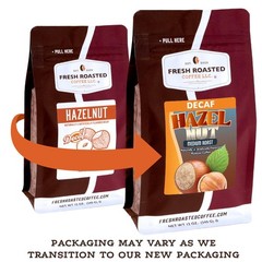 , Decaf Hazelnut Flavored Coffee, 2 lb (32 oz), Medium Roast, Kosher, Whole Bean