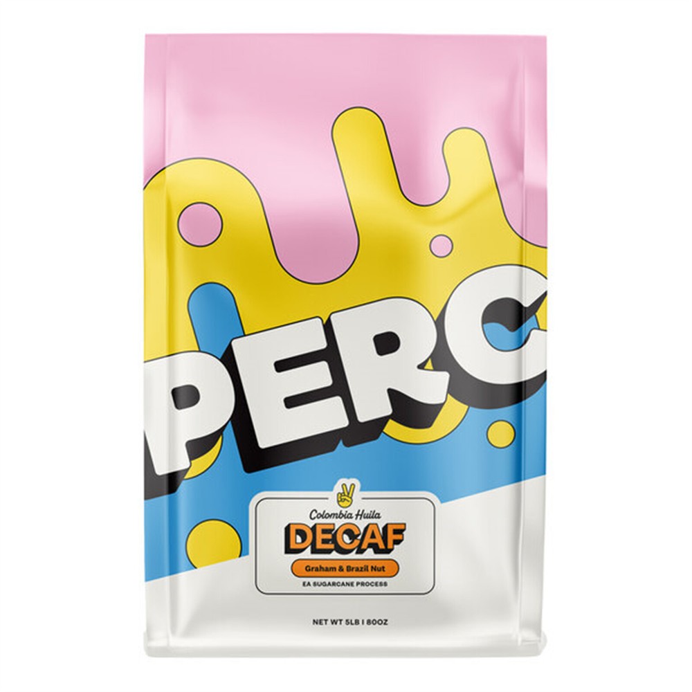 PERC Colombia Huila Decaf Single Origin Whole Bean Coffee 5 lb. WS-110PRDECF5LB