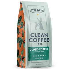 Clean Coffee Co. – Low 12 Ounce (Pack of 1), Honduran El Jaguar, Whole Bean