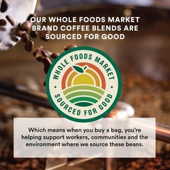 Whole Foods Market, Organic Sierra Blend Bean 12 Ounce (Pack of 1)