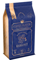 Hazelnut Flavored Whole Bean Coffee – 100% Arabica, Organic, No Artificial Sweet