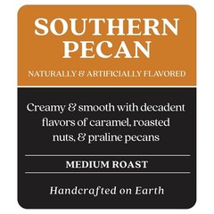 Southern Pecan Whole Bean Coffee – Rich Medium Roast, 2 lb Flavored Indulgence