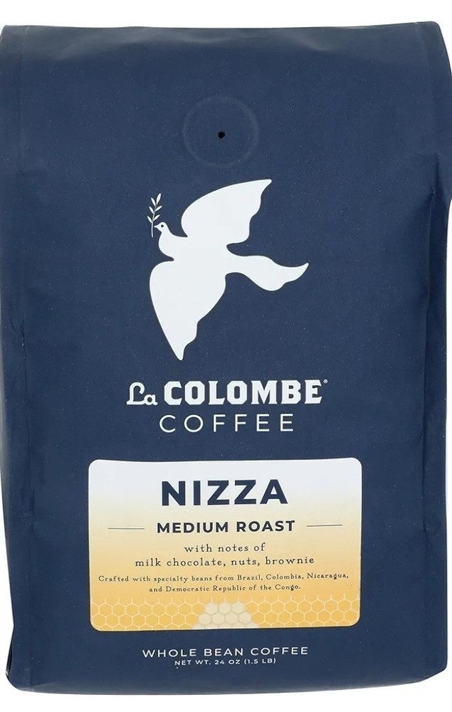La Colombe Nizza Medium Roast Whole Bean Coffee – Notes of Milk Chocolate, Nuts