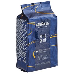 Lavazza Super Crema Whole Bean Espresso 2.2 lb. WS-110LVECRMAWB