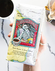 Raven’s Brew Deadman’s Reach High Caffeine Dark Roast Whole Bean Coffee 5Lb
