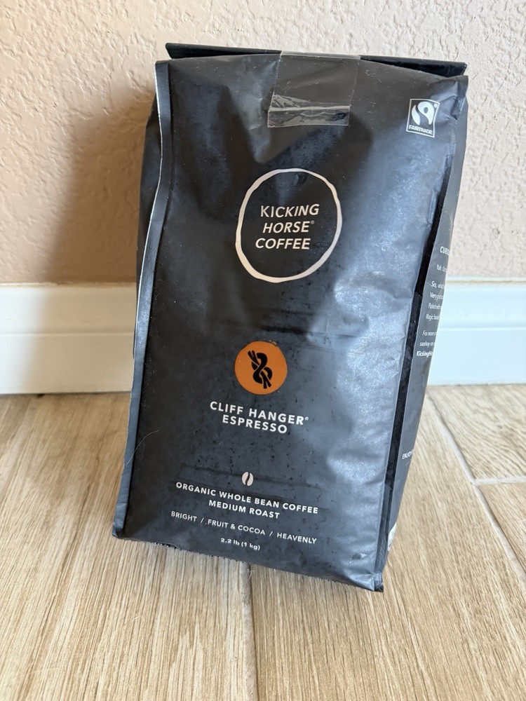 Kicking Horse Coffee Cliff Hanger Espresso Medium Roast Whole Bean 2.2 LB
